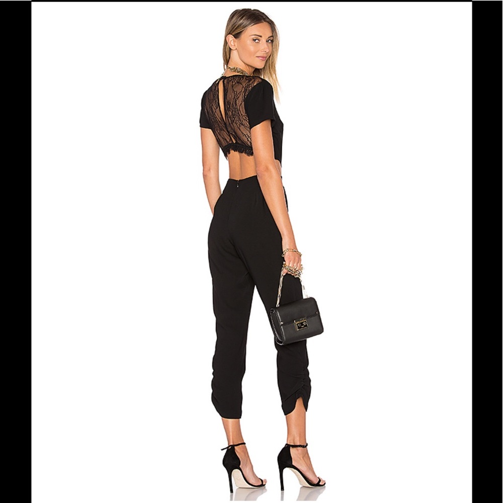 Karla Jumpsuit in Black - Picture 2 of 2